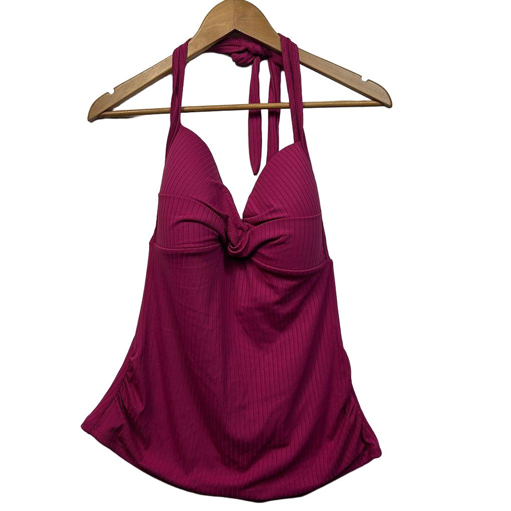 Sash & Rose Pink Swim Top - Size 18