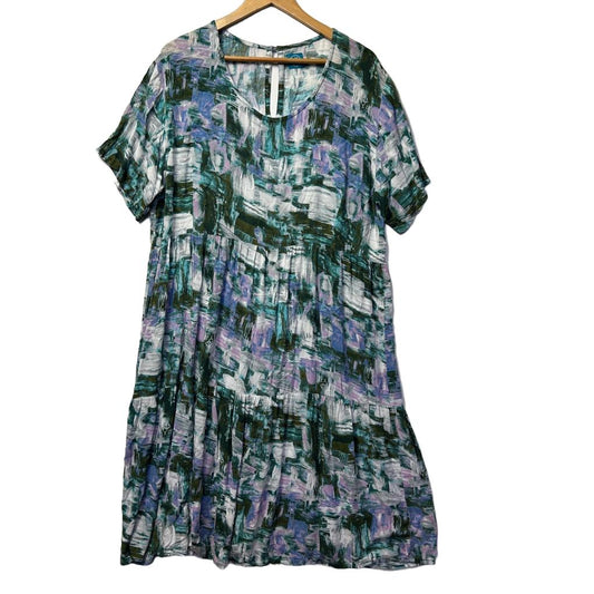 Sea Of Love Tie-Dye Dress - Size XL (Fault)