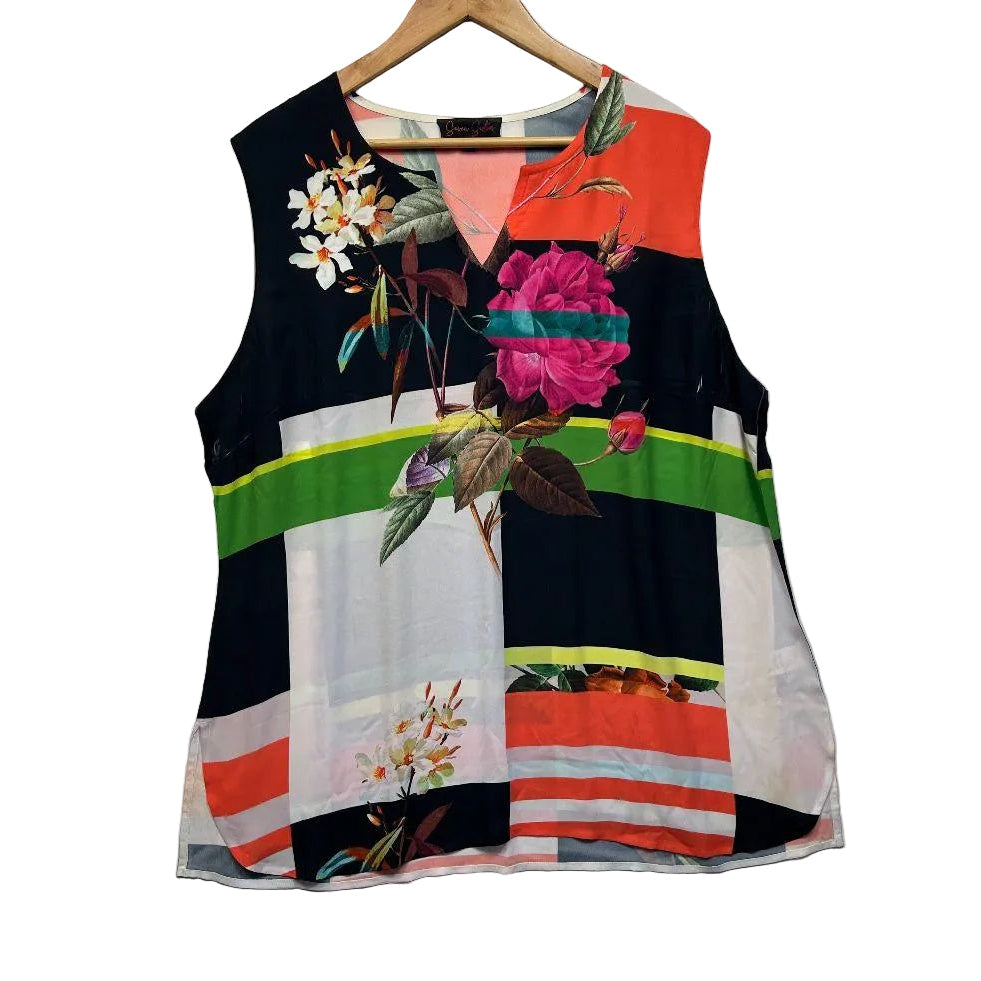 Seven Sisters Multicoloured Top - Size 18/20/7