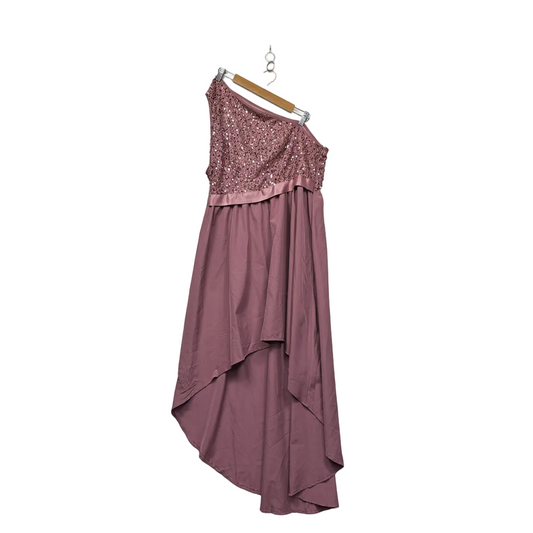 Shein Curve Sequin One Shoulder Dress - Size 1XL