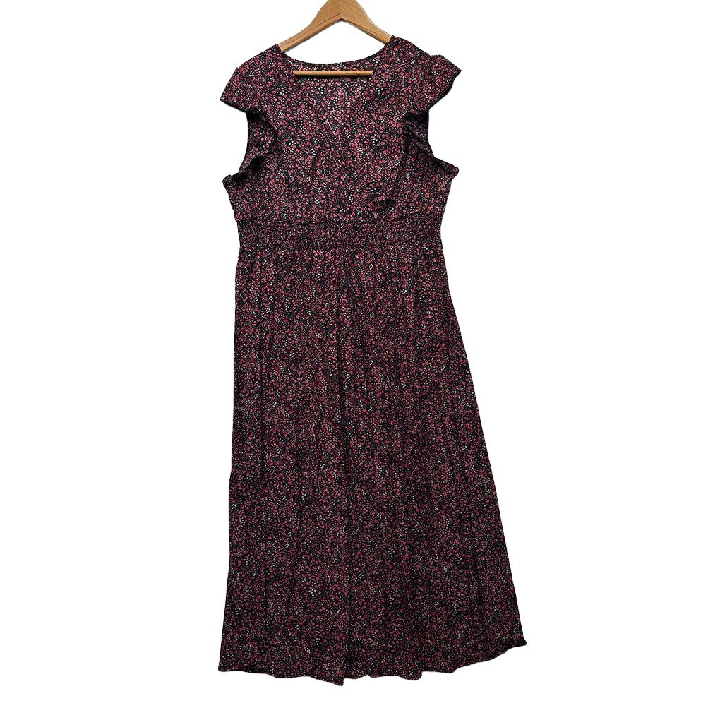 Shein Floral Maxi Dress - Size 2XL