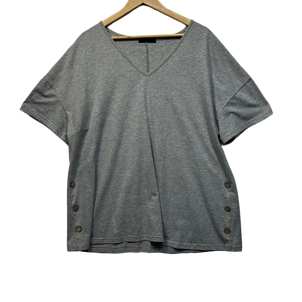 Shein Grey Plus Size Tee - Size 2XL