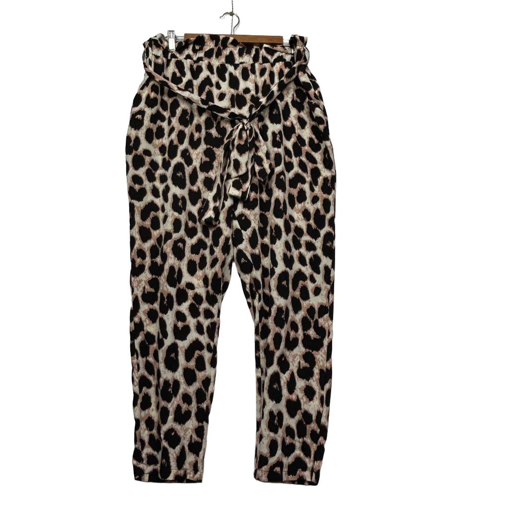 Shein Leopard Print Pants - Size 0XL