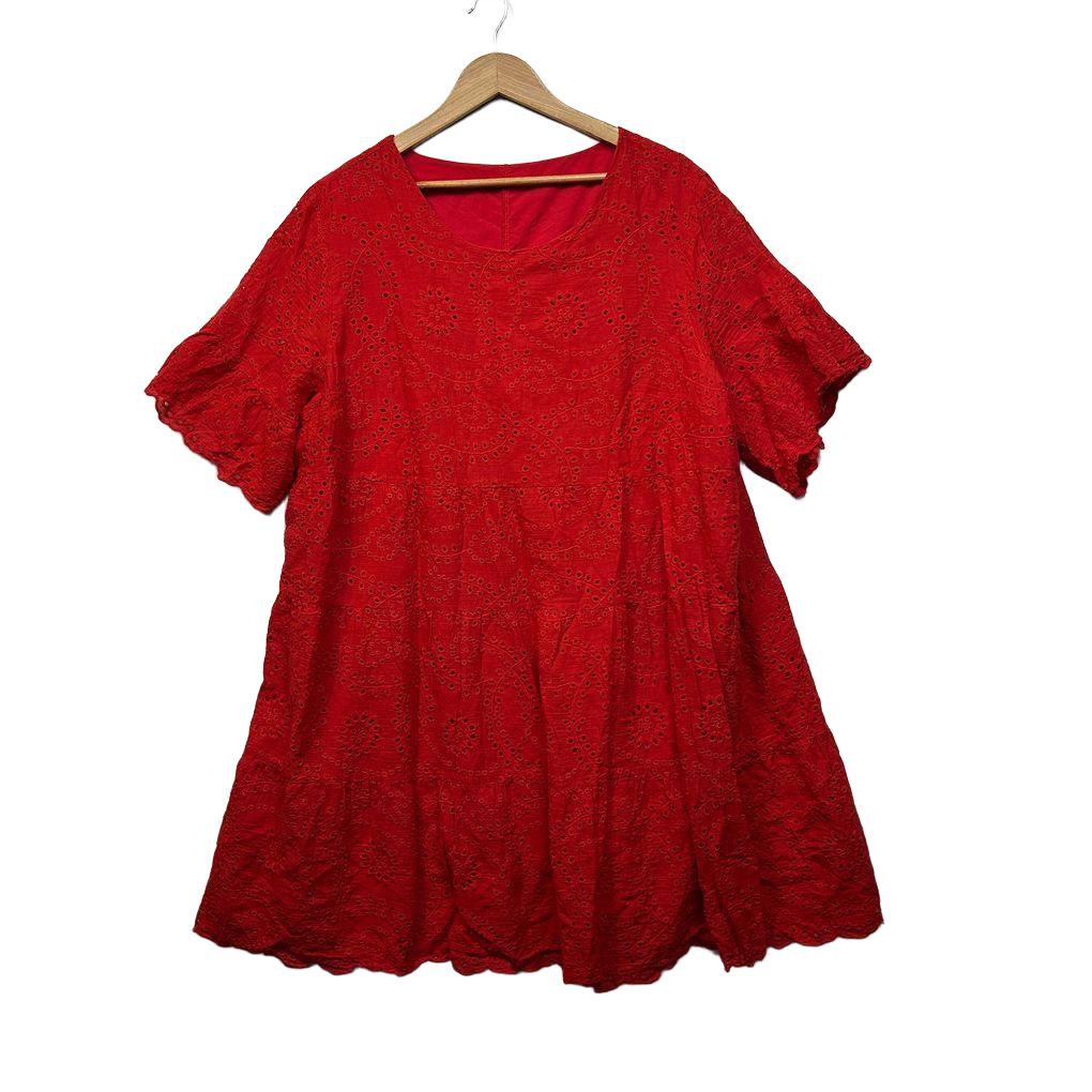Shein Red Top - Size 4XL