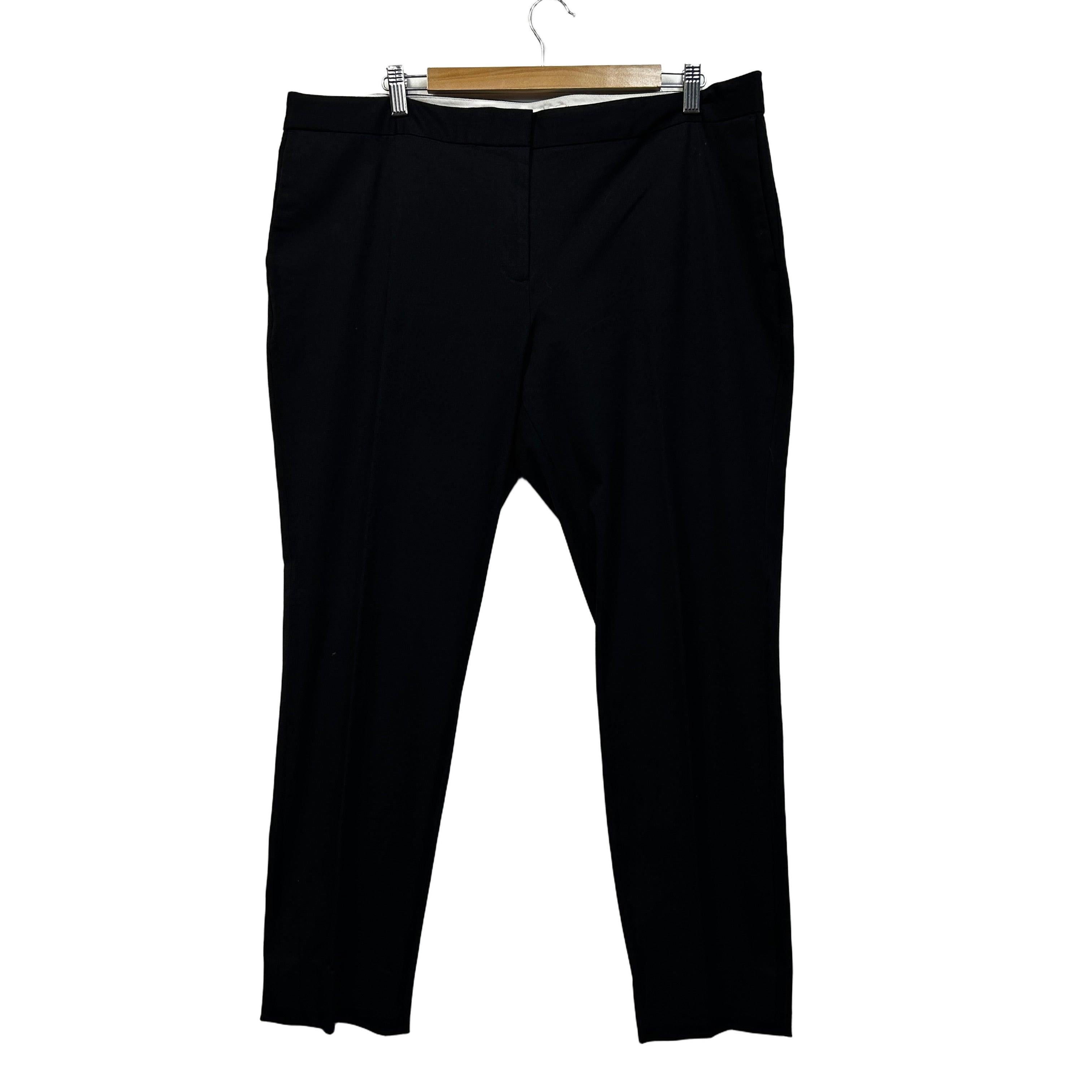 Sportscraft Black Plus Size Cotton Pants - Size 18