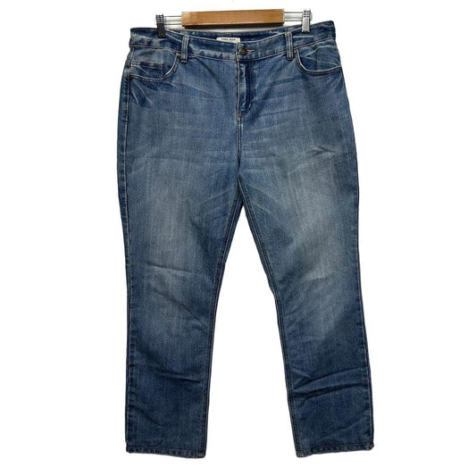 Sportscraft Thea Slim Leg Blue Jeans - Size 15