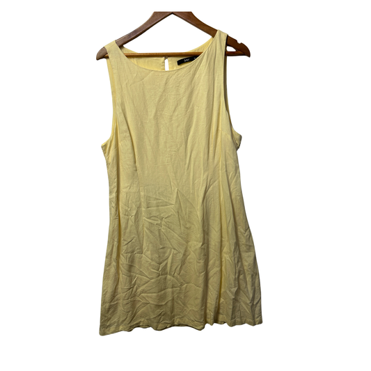Sportsgirl Yellow Linen Dress - Size 14