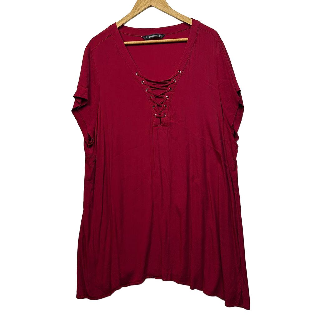 Studio East Lace-Up Top - Size 26
