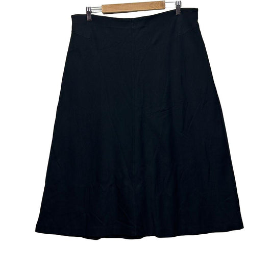 Sussan Black Elastic Waist Skirt - Size XXL
