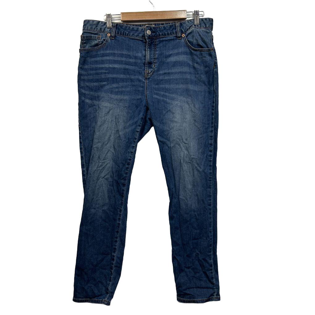 Sussan Blue Cotton Jeans - Size 16
