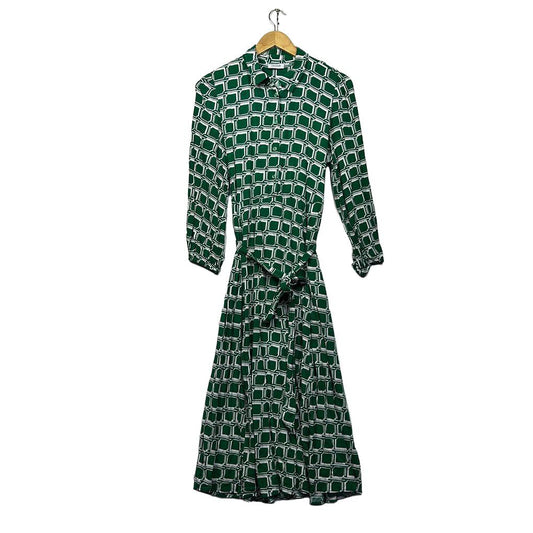 Sussan Green Shirt Dress - Size 12