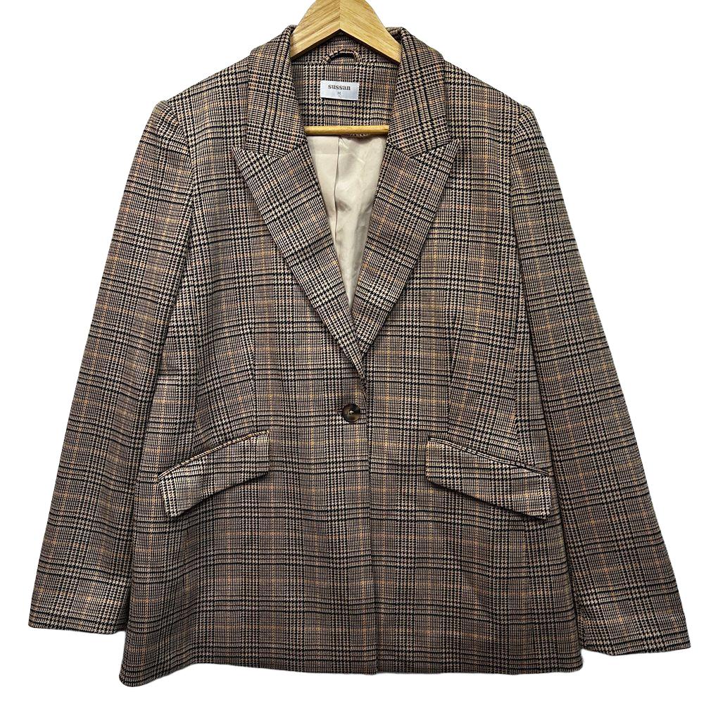Sussan Houndscheck Check Blazer - Size M/12