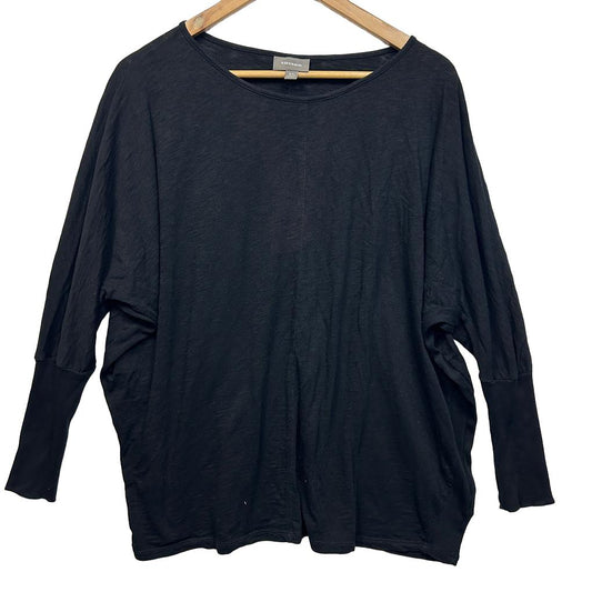 Sussan Navy Cotton Top - Size XL