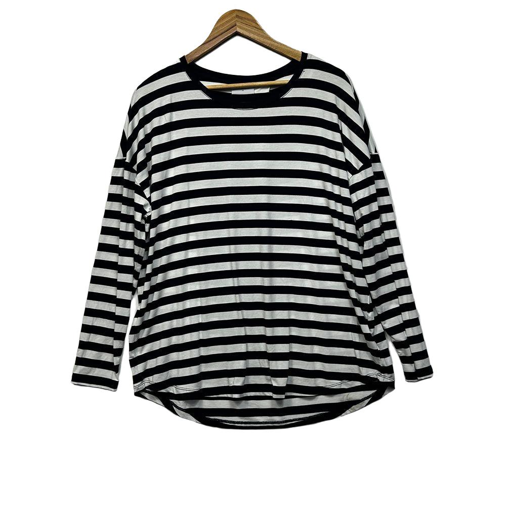 Sussan Navy Stripe Top - Size M