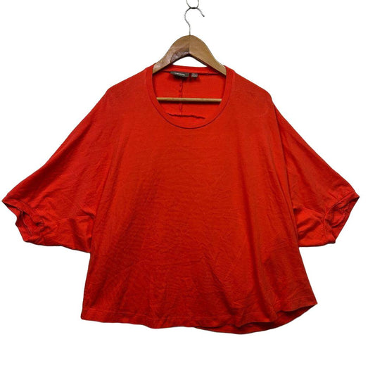 Sussan Red Cotton Top - Size XL