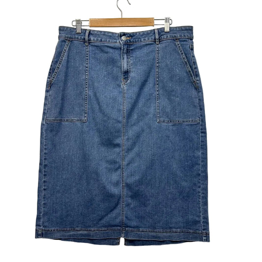 Sussan Blue Denim Skirt - Size 18