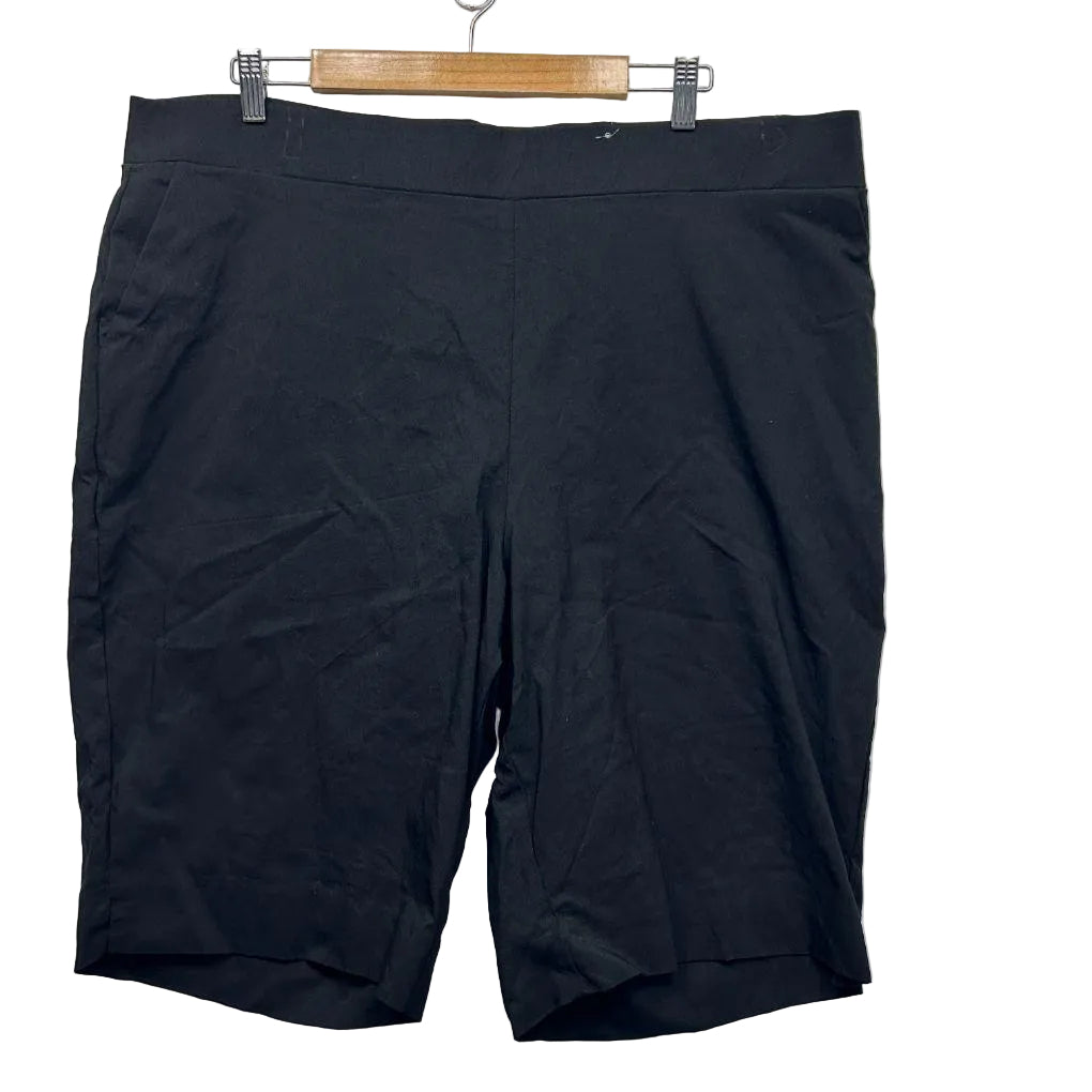 Suzanne Grae Black Shorts - Size 3XL