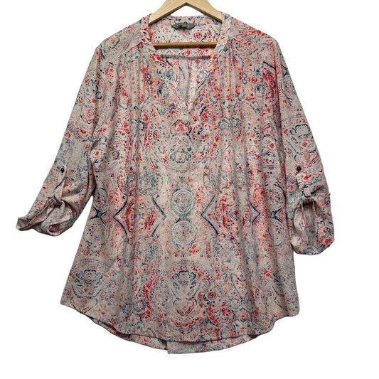 Suzanne Grae Floral Blouse - Size 18