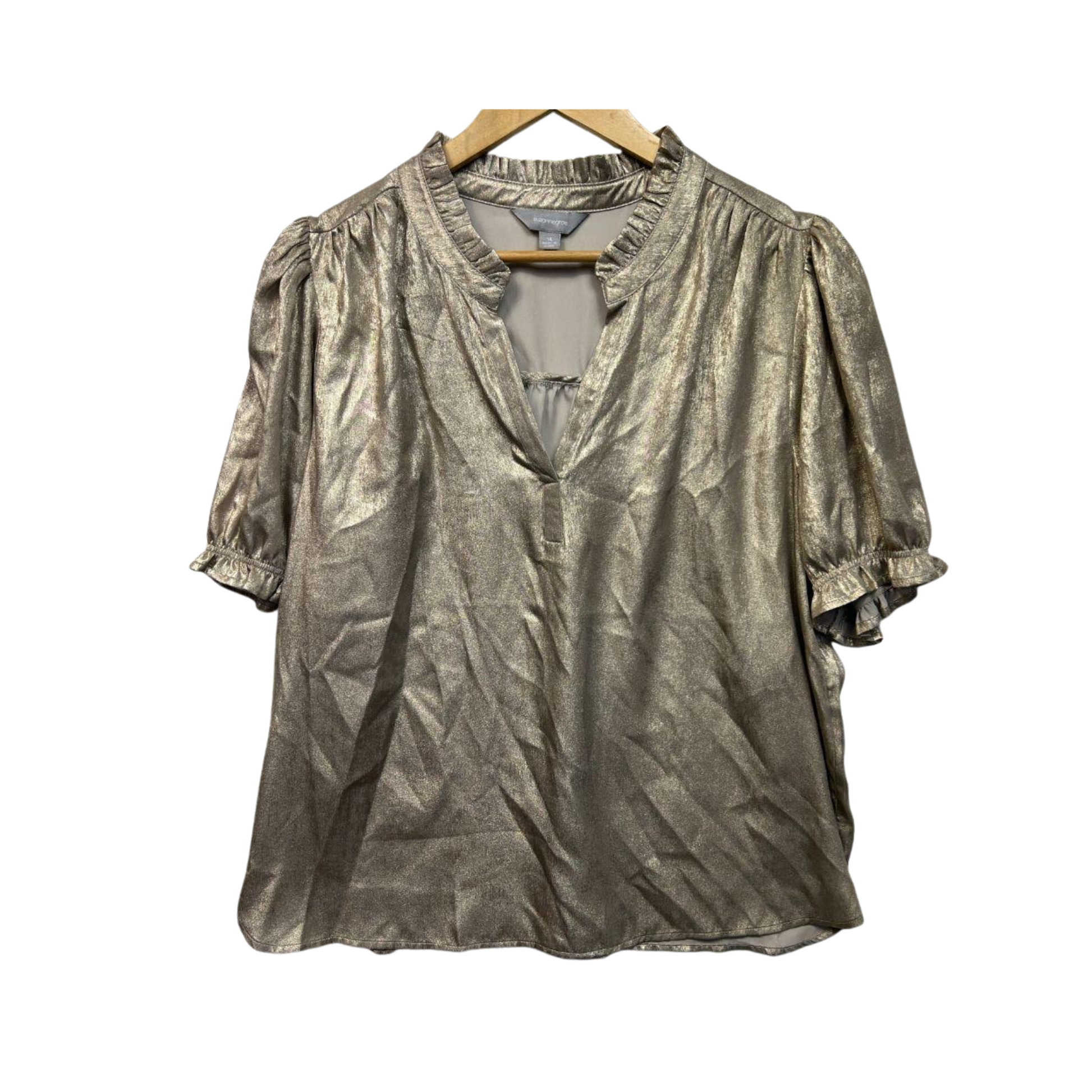 Suzanne Grae Gold Top - Size 14