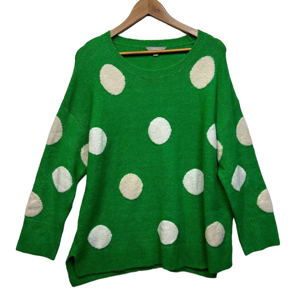 Suzanne Grae Green Spot Jumper - Size XL