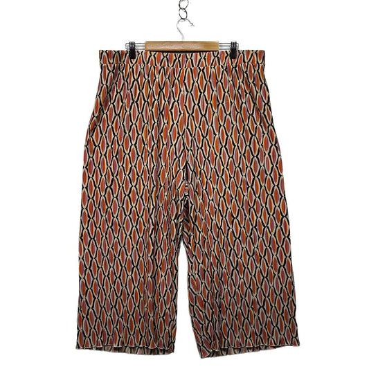 Suzanne Grae Multicoloured Plus Size Pleated Cropped Pants - Size 2XL