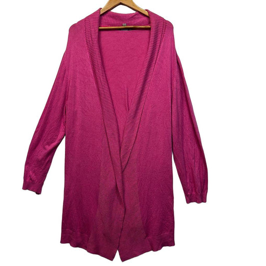 Suzanne Grae Pink Cardigan - Size 2XL