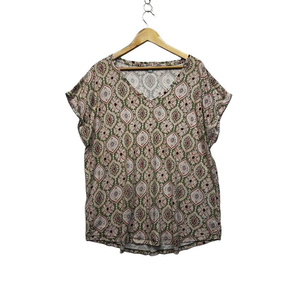 Suzanne Grae Plus Size Cotton Top - Size 3XL