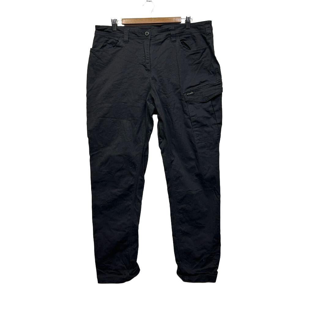 Syzmik Workwear Black Cotton Pants - Size 18