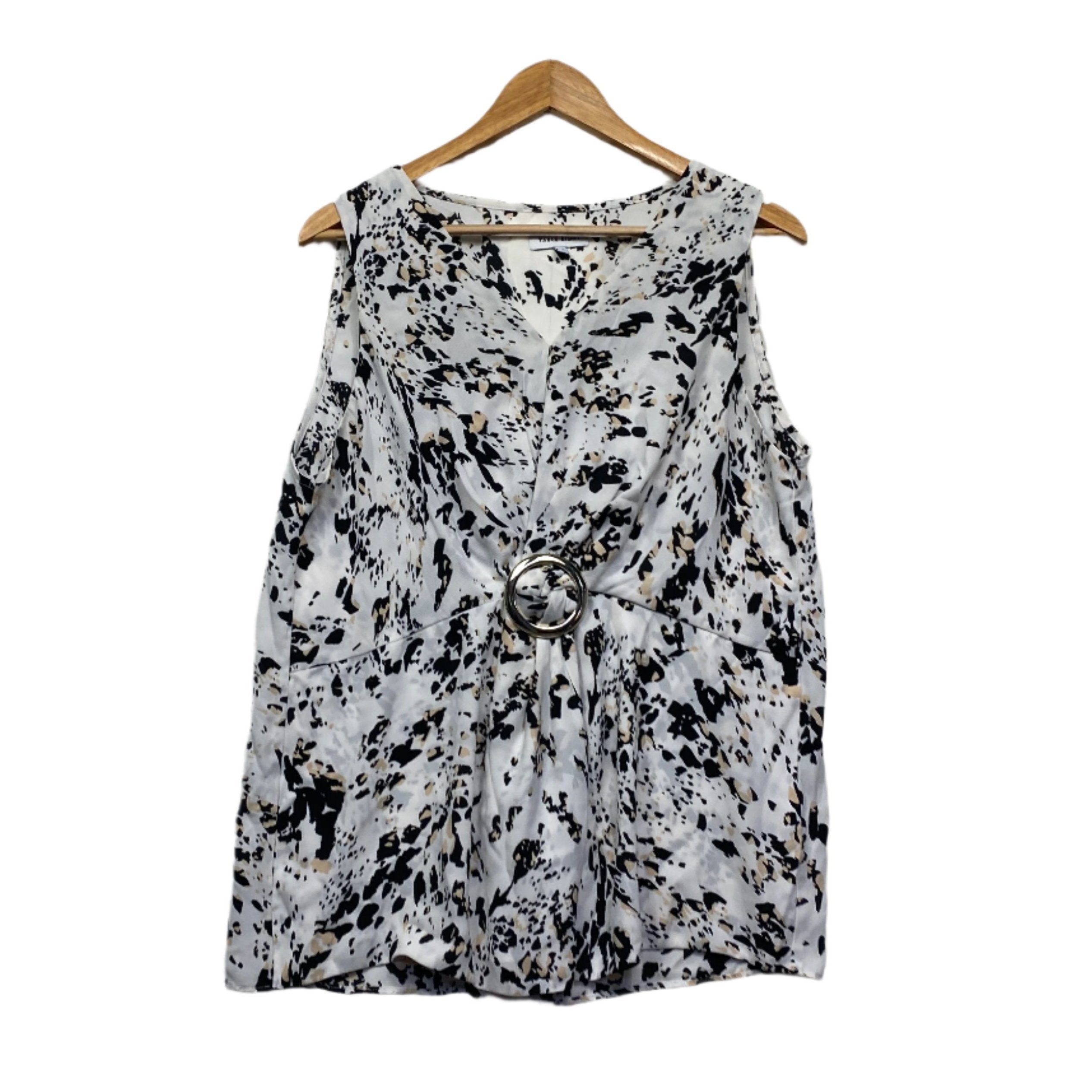 Table Eight White Sleeveless Top - Size 14