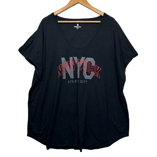 Taking Shape Active Black Cotton NYC Tee - Size 22