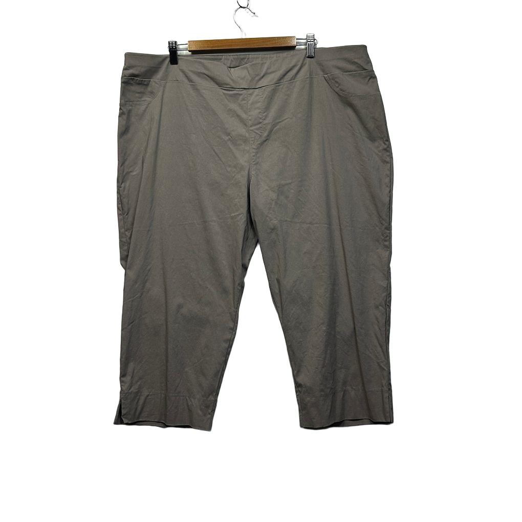 Taking Shape Biege Plus Size Capri Pants - Size 22