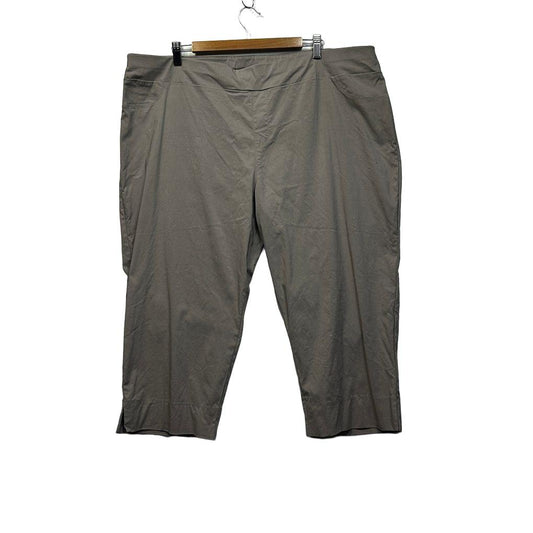 Taking Shape Biege Plus Size Capri Pants - Size 22