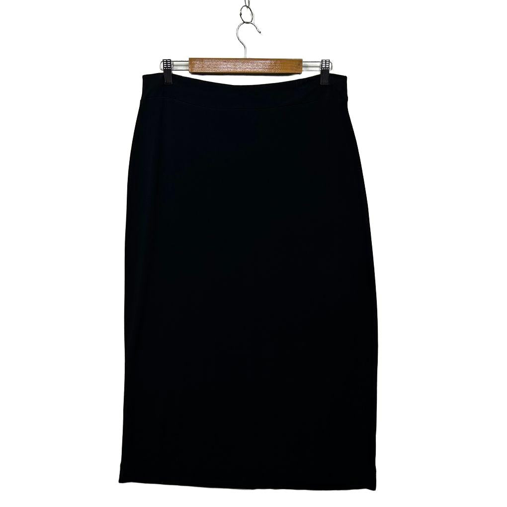 Taking Shape Black Plus Size Longline Skirt - Size 16