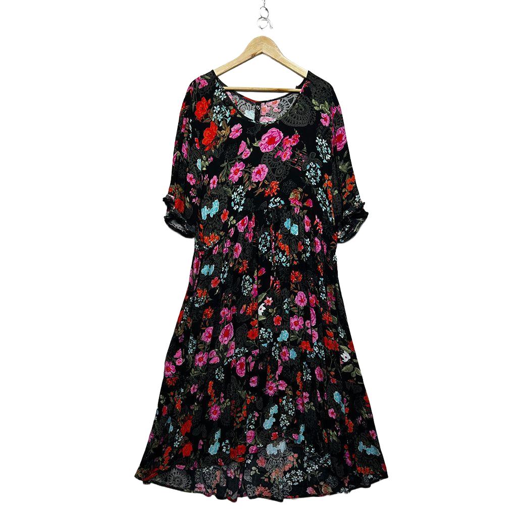Taking Shape Black Plus Size Maxi Dress - Size 16