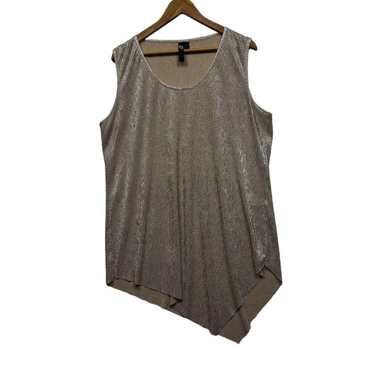 Taking Shape Gold Metallic Top - Size 16/S