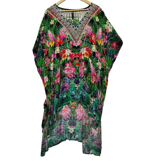 Taking Shape Multicoloured Kaftan - Size 18/M