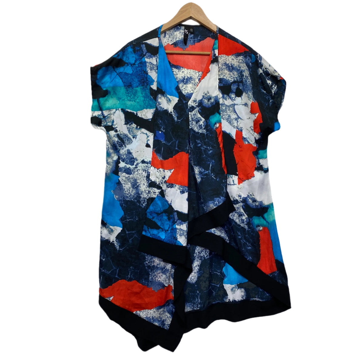 Taking Shape Multicoloured Short Sleeve Dress - Size XS/14