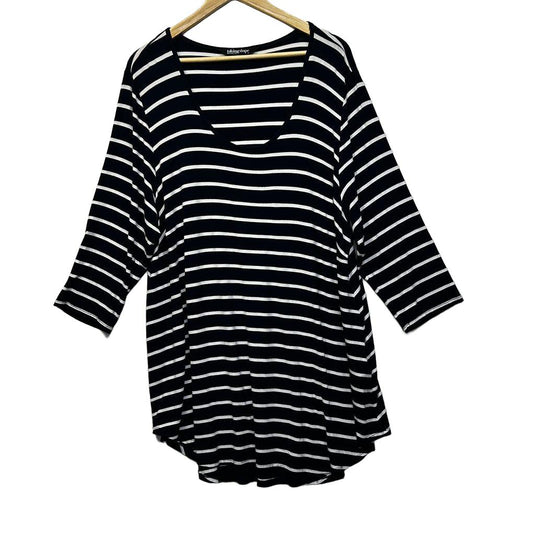 Taking Shape Striped Top - Size M