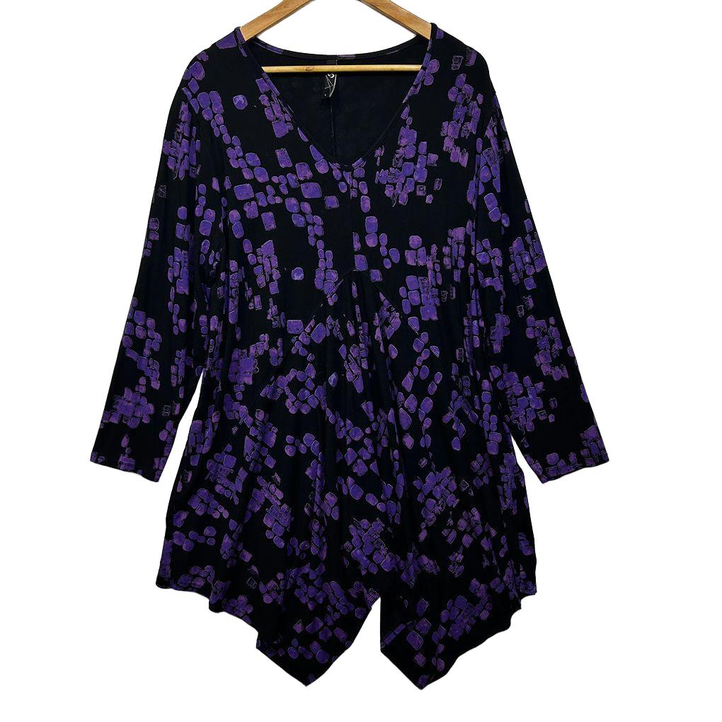 Taking Shape Purple Plus Size Top - Size L/20