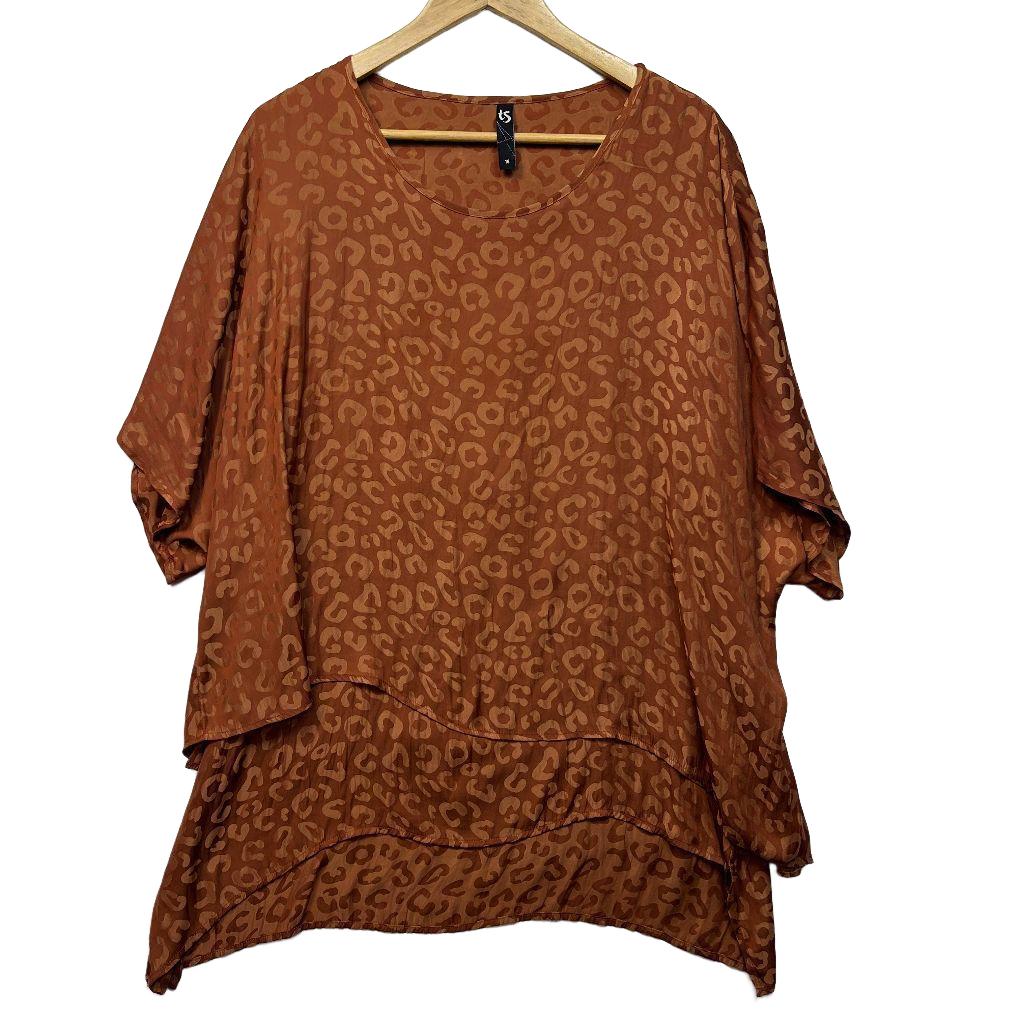 Taking Shape Rust Top - Size 16