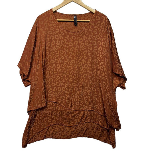 Taking Shape Rust Top - Size 16