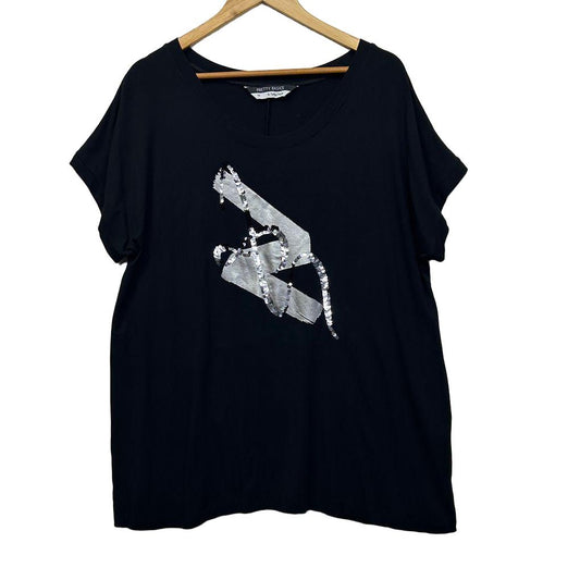 Taking Shape Print Top - Size 14