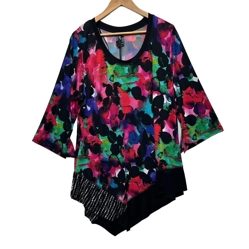 Taking Shape Multicoloured Top - Size 16/S