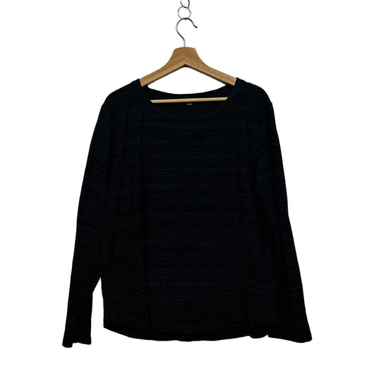 Target Active Black Cotton Top - Size 16