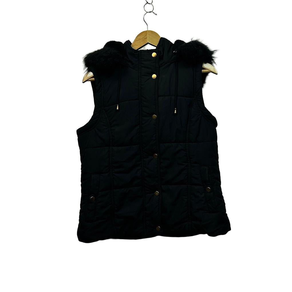 Target Black Puffer Vest - Size 14