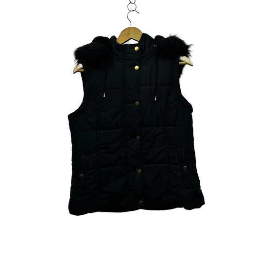 Target Black Puffer Vest - Size 14