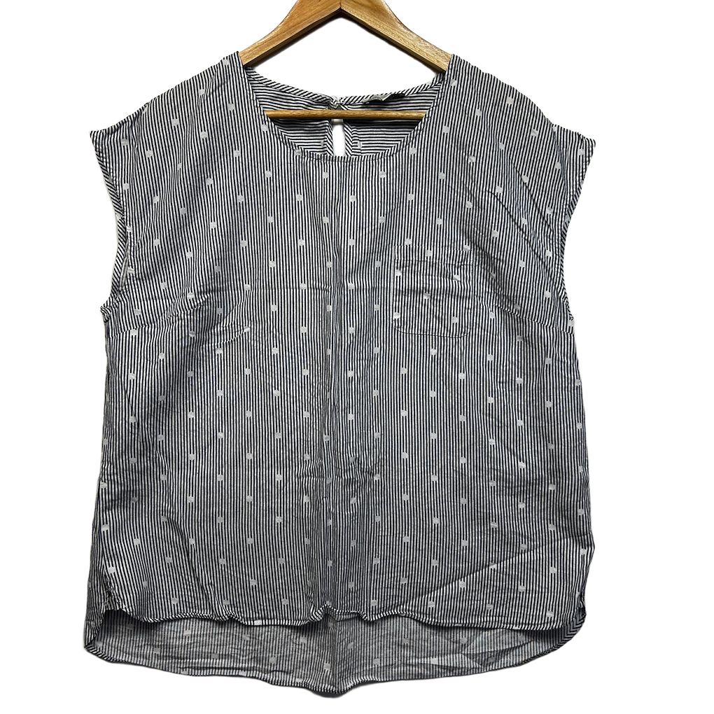 Target Collection Navy Linen Top - Size 18