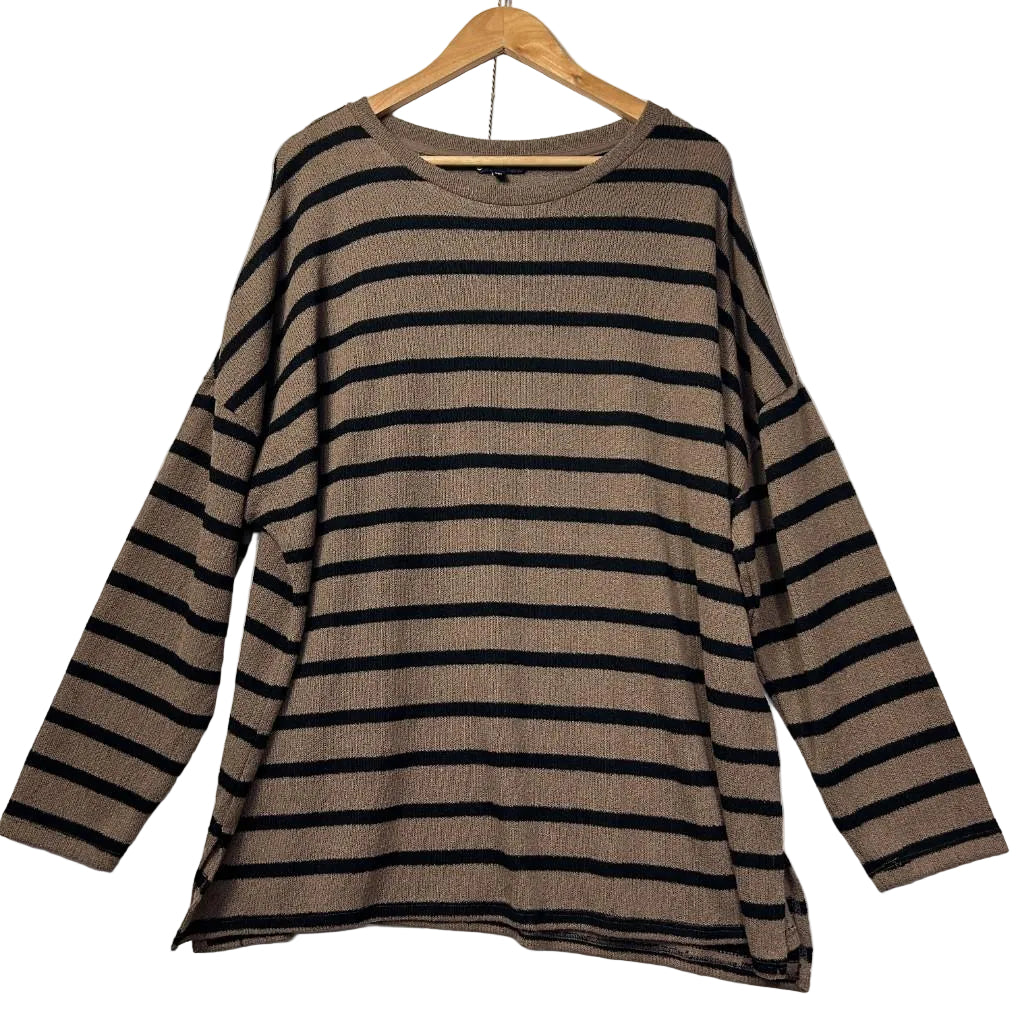 Target Curve Brown Knit Top - Size 22