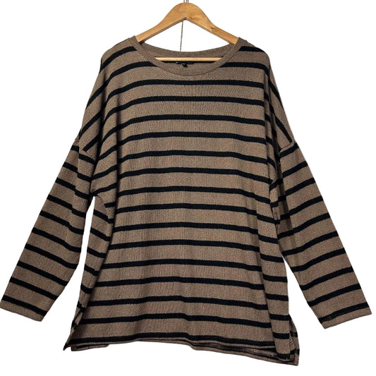 Target Curve Brown Knit Top - Size 22