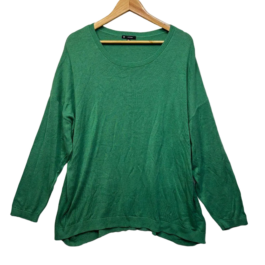 Target Green Knit Top Jumper - Size XXL